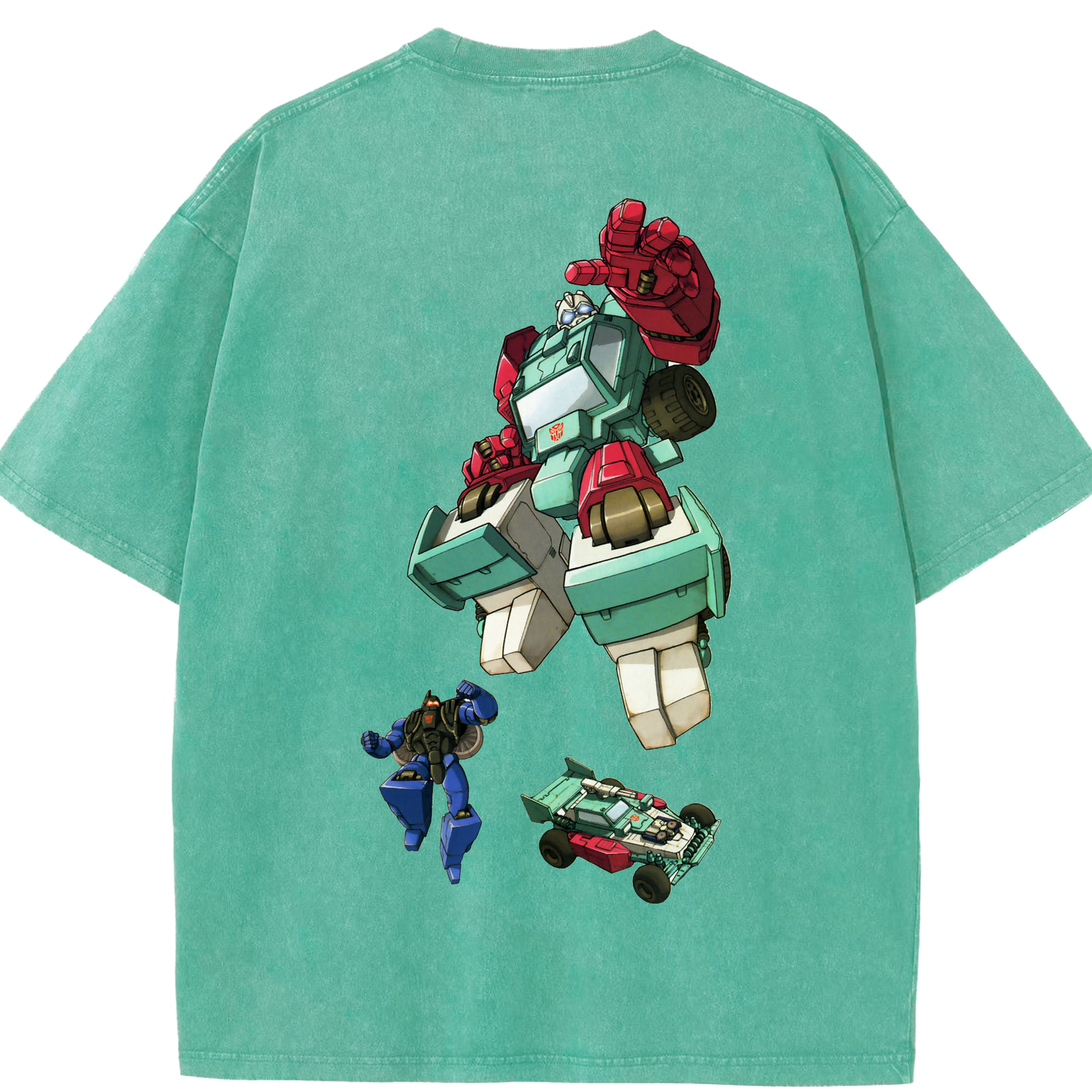 （画像用）  綿100% ヴィンテージ風 半袖Tシャツ（背面プリント）